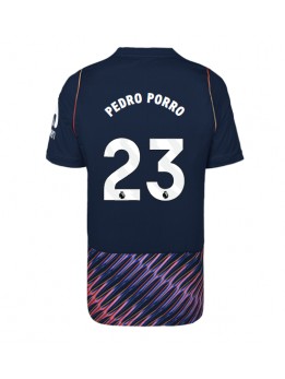 Moški Nogometna dresi replika Tottenham Hotspur Pedro Porro #23 Gostujoči 2026-27 Kratek rokav Moški Nogometna dresi replika Tottenham Hotspur Pedro Porro #23 Gostujoči 2026-27 Kratek rokav